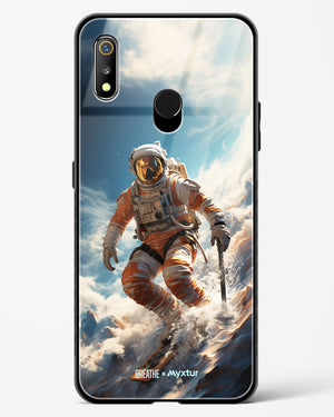 Cosmic Skiing Adventure [BREATHE] Glass Case Phone Cover (Realme)