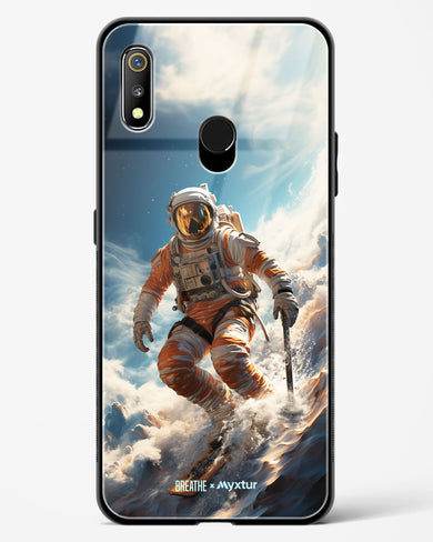 Cosmic Skiing Adventure [BREATHE] Glass Case Phone Cover (Realme)