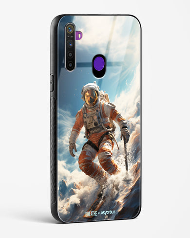Cosmic Skiing Adventure [BREATHE] Glass Case Phone Cover (Realme)
