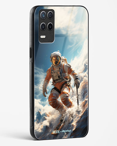 Cosmic Skiing Adventure [BREATHE] Glass Case Phone Cover (Realme)