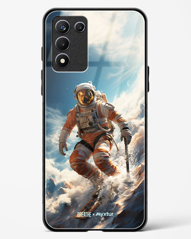 Cosmic Skiing Adventure [BREATHE] Glass Case Phone Cover (Realme)