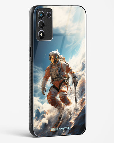 Cosmic Skiing Adventure [BREATHE] Glass Case Phone Cover (Realme)