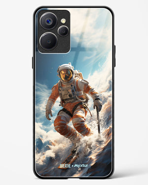 Cosmic Skiing Adventure [BREATHE] Glass Case Phone Cover-(Realme)