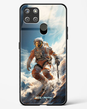 Cosmic Skiing Adventure [BREATHE] Glass Case Phone Cover (Realme)