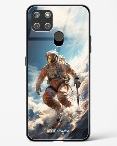 Cosmic Skiing Adventure [BREATHE] Glass Case Phone Cover-(Realme)