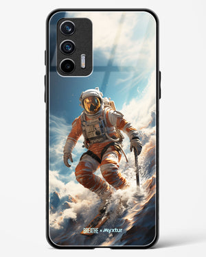 Cosmic Skiing Adventure [BREATHE] Glass Case Phone Cover (Realme)