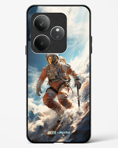 Cosmic Skiing Adventure [BREATHE] Glass Case Phone Cover (Realme)
