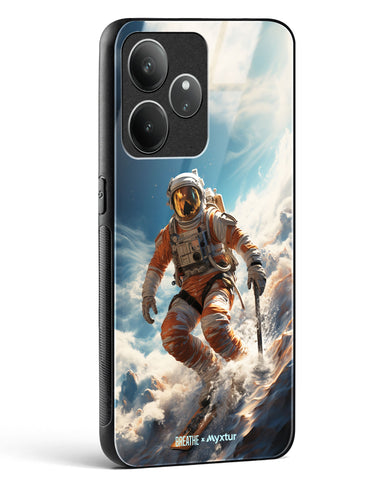 Cosmic Skiing Adventure [BREATHE] Glass Case Phone Cover (Realme)