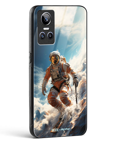 Cosmic Skiing Adventure [BREATHE] Glass Case Phone Cover (Realme)