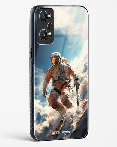 Cosmic Skiing Adventure [BREATHE] Glass Case Phone Cover (Realme)
