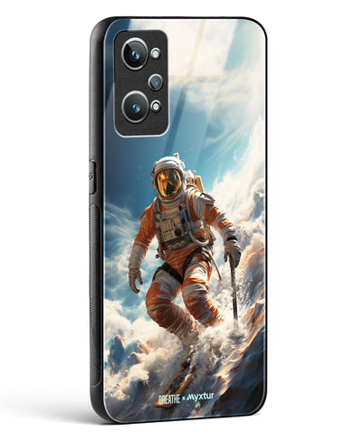 Cosmic Skiing Adventure [BREATHE] Glass Case Phone Cover (Realme)