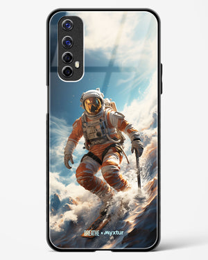 Cosmic Skiing Adventure [BREATHE] Glass Case Phone Cover (Realme)