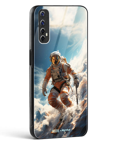Cosmic Skiing Adventure [BREATHE] Glass Case Phone Cover (Realme)