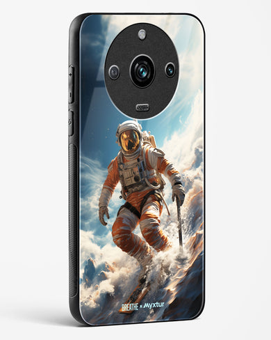 Cosmic Skiing Adventure [BREATHE] Glass Case Phone Cover (Realme)