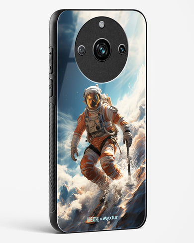 Cosmic Skiing Adventure [BREATHE] Glass Case Phone Cover (Realme)