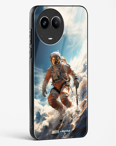 Cosmic Skiing Adventure [BREATHE] Glass Case Phone Cover (Realme)