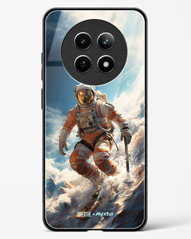 Cosmic Skiing Adventure [BREATHE] Glass Case Phone Cover (Realme)