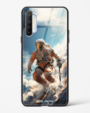 Cosmic Skiing Adventure [BREATHE] Glass Case Phone Cover (Realme)