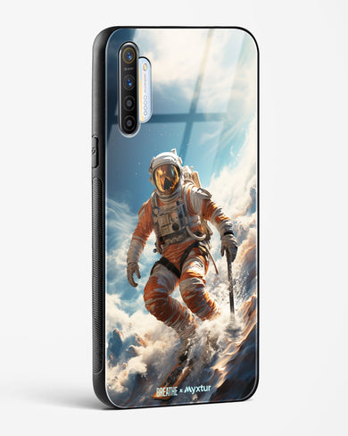 Cosmic Skiing Adventure [BREATHE] Glass Case Phone Cover (Realme)