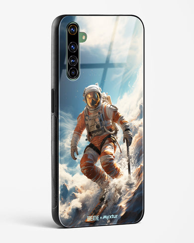 Cosmic Skiing Adventure [BREATHE] Glass Case Phone Cover (Realme)