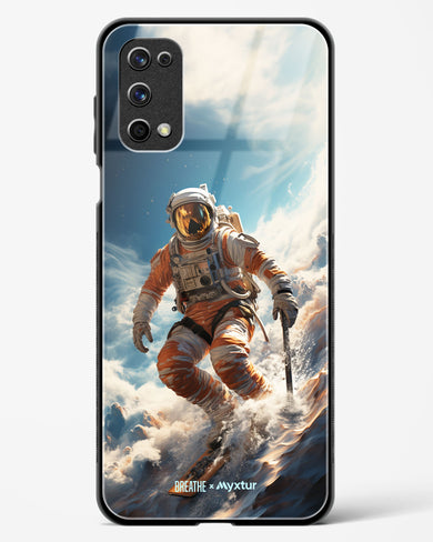 Cosmic Skiing Adventure [BREATHE] Glass Case Phone Cover (Realme)