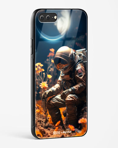 Space Garden Blossoms [BREATHE] Glass Case Phone Cover (Apple)