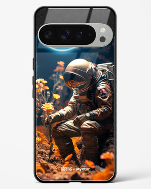 Space Garden Blossoms [BREATHE] Glass Case Phone Cover (Google)