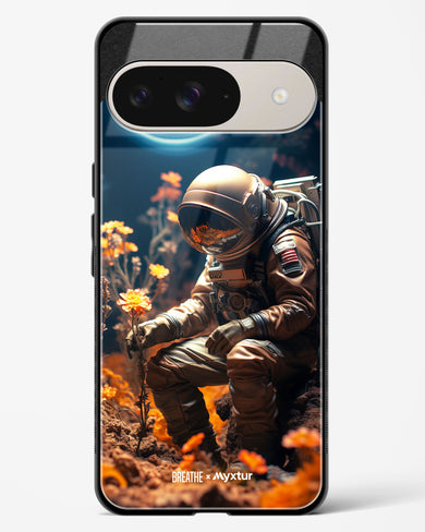 Space Garden Blossoms [BREATHE] Glass Case Phone Cover (Google)