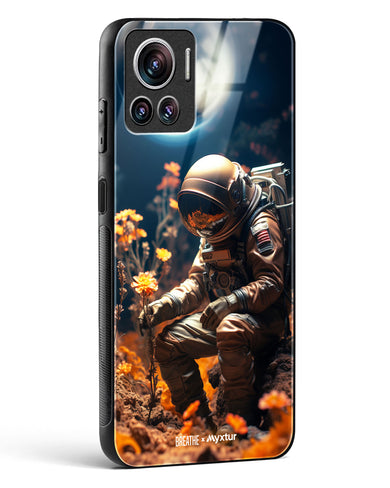 Space Garden Blossoms [BREATHE] Glass Case Phone Cover (Motorola)