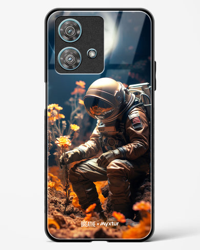 Space Garden Blossoms [BREATHE] Glass Case Phone Cover (Motorola)