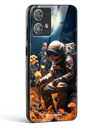 Space Garden Blossoms [BREATHE] Glass Case Phone Cover-(Motorola)