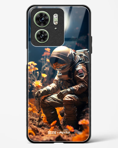 Space Garden Blossoms [BREATHE] Glass Case Phone Cover (Motorola)