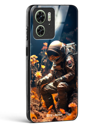 Space Garden Blossoms [BREATHE] Glass Case Phone Cover (Motorola)