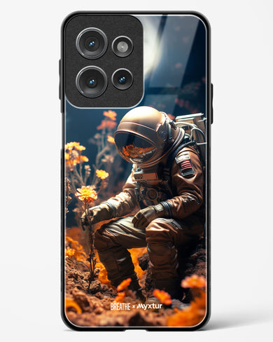 Space Garden Blossoms [BREATHE] Glass Case Phone Cover (Motorola)