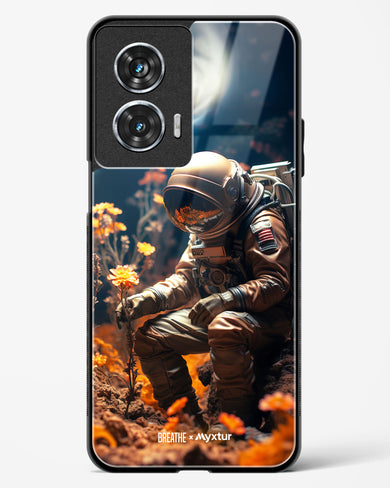 Space Garden Blossoms [BREATHE] Glass Case Phone Cover (Motorola)