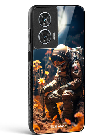 Space Garden Blossoms [BREATHE] Glass Case Phone Cover (Motorola)