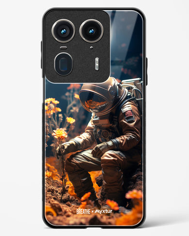 Space Garden Blossoms [BREATHE] Glass Case Phone Cover (Motorola)