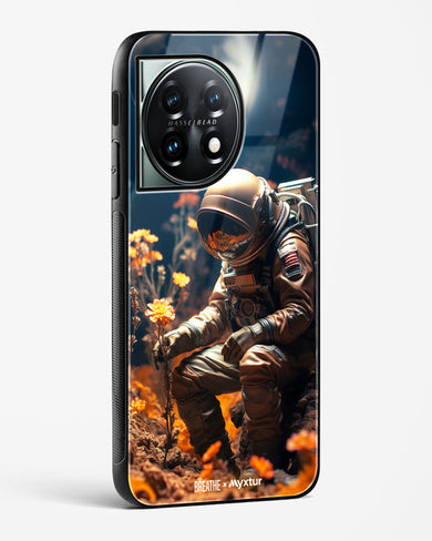 Space Garden Blossoms [BREATHE] Glass Case Phone Cover (OnePlus)