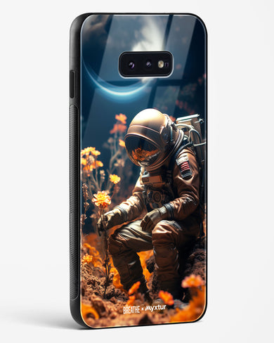 Space Garden Blossoms [BREATHE] Glass Case Phone Cover-(Samsung)