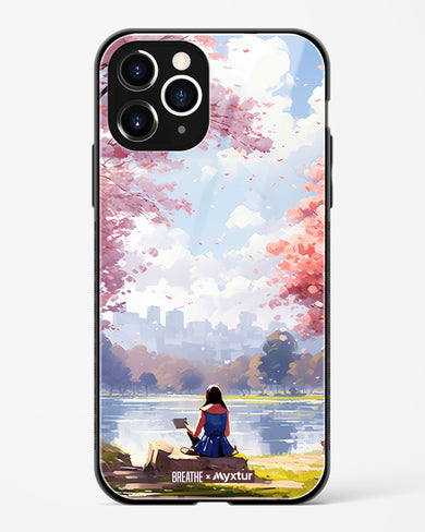 Tranquil Tales by the Stream [BREATHE] Glass Case Phone Cover (Apple)