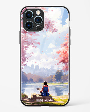 Tranquil Tales by the Stream [BREATHE] Glass Case Phone Cover (Apple)