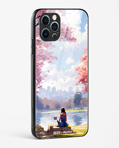 Tranquil Tales by the Stream [BREATHE] Glass Case Phone Cover (Apple)