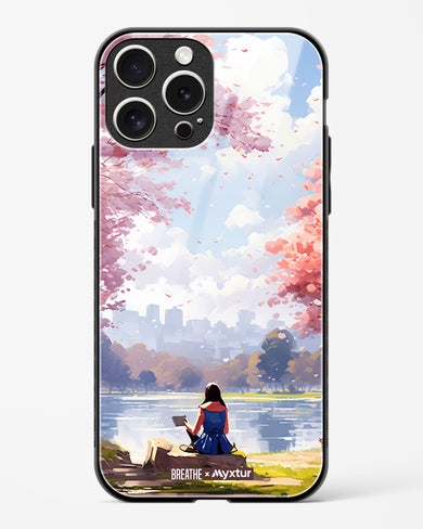 Tranquil Tales by the Stream [BREATHE] Glass Case Phone Cover-(Apple)