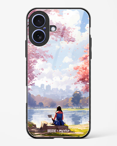 Tranquil Tales by the Stream [BREATHE] Glass Case Phone Cover (Apple)