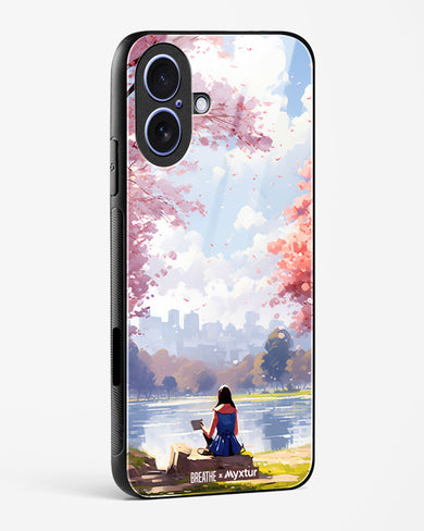 Tranquil Tales by the Stream [BREATHE] Glass Case Phone Cover (Apple)