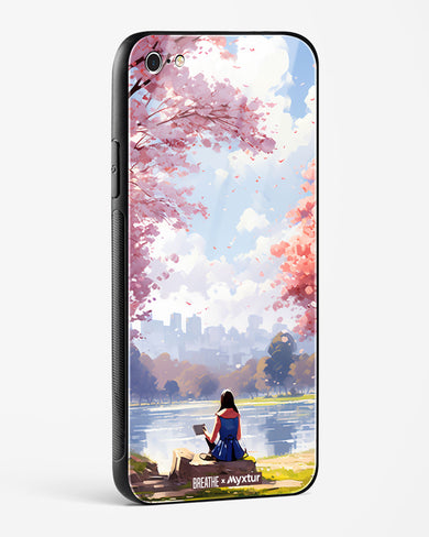 Tranquil Tales by the Stream [BREATHE] Glass Case Phone Cover-(Apple)