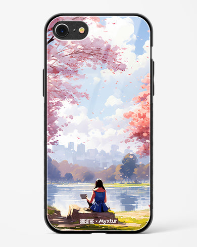 Tranquil Tales by the Stream [BREATHE] Glass Case Phone Cover-(Apple)