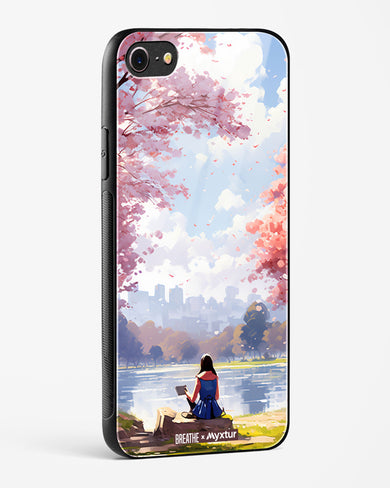 Tranquil Tales by the Stream [BREATHE] Glass Case Phone Cover-(Apple)