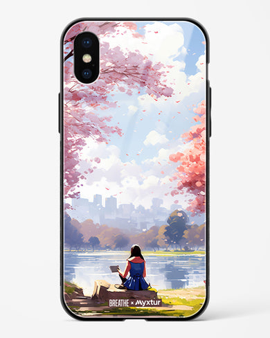 Tranquil Tales by the Stream [BREATHE] Glass Case Phone Cover (Apple)