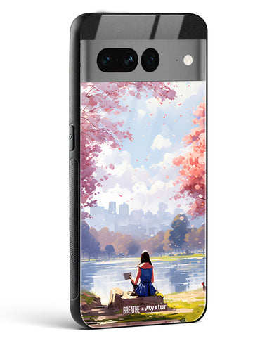 Tranquil Tales by the Stream [BREATHE] Glass Case Phone Cover (Google)